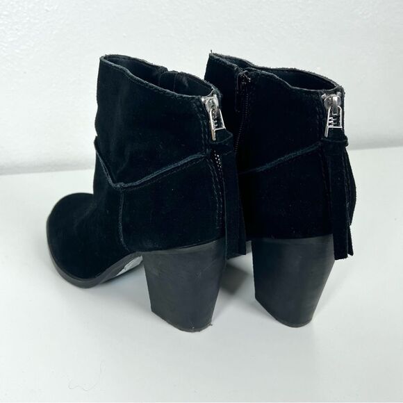Steve Madden Suede Heeled Ankle Booties - Picture 5 of 7